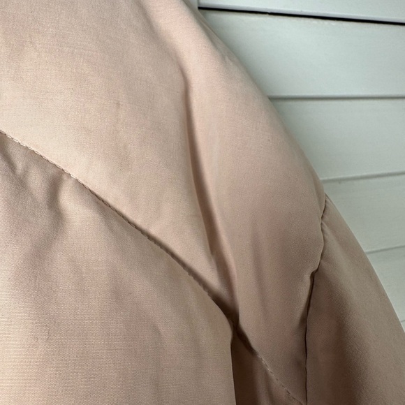 Zara Girls TRF Collection Beige Blush Puffer Long Coat | Down-Filled Size 13-14 - Picture 7 of 10